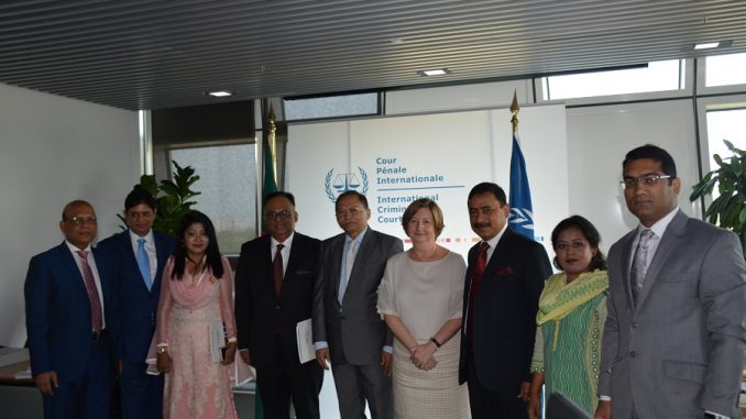 Bangladesh Chief Justice with the President of ICC